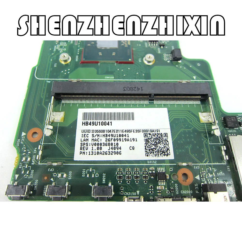 Placa-mãe para Laptop e Notebook Toshiba Satellite L35w Drive N3530 V000368010 Testado Placa-mãe para notebook - Imagem 3