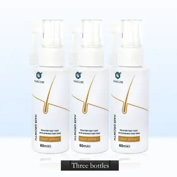 

HAIRCUBE 3Pcs Fast Hair Growth Essence Anti Hair Loss Treatment hair care products Dense Thick Nourish Hair Roots Regrowth spray