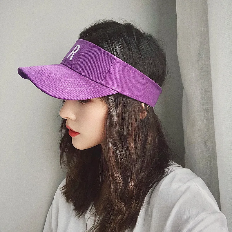 

Hat Women's Summer Empty Top Sun Sun-resistant UV-Protection Brim Hat Korean-style Versatile Outdoor Sunshade Baseball Cap Fashi