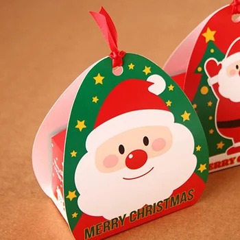 

Santa Claus gift boxes, cake box,Cookie Boxes,Biscuit Boxes of Christmas gift 30Pcs/Lot