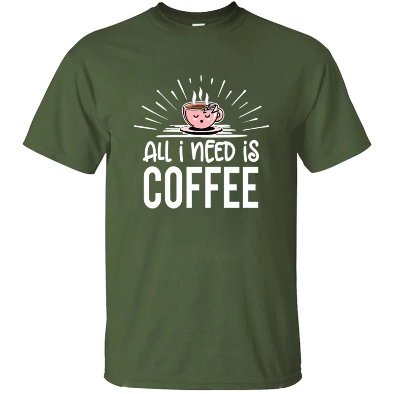 Kaffee bohne coffee, все, что мне нужно, это кофе, футболка, Мужская новинка, одежда, мужская футболка с юмором, европейский размер, S-5xl, хип-хоп