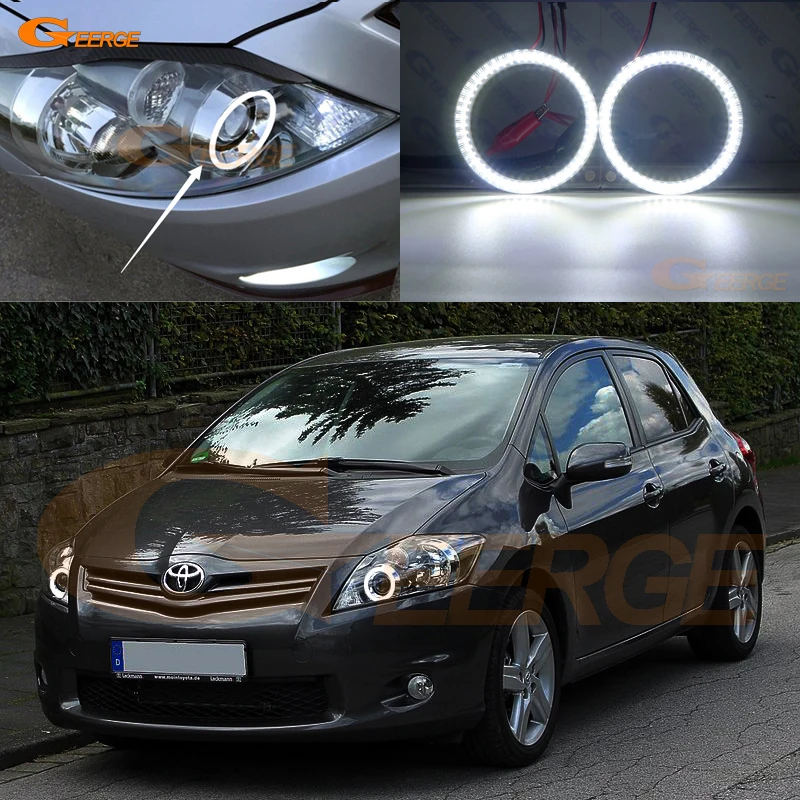 Для TOYOTA Auris Facelift 2010 2011 2012 ультра яркий SMD светодиодный ангельские глазки набор
