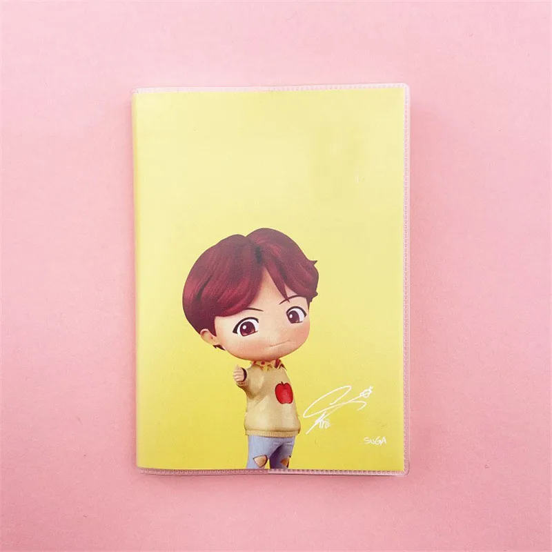 KPOP Bangtan мальчики аниме Волшебный Магазин записная книжка подписная печать книга карта душа Persona JUNG KOOK JIMIN JIN SUGA ручная книга - Цвет: SUGA