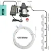 Misting Cooling System With Pump Filter Kit 20FT-60FT Mister Line Brass Nozzle 5L/Min For Outdooor Patio Porch Backyard 3
