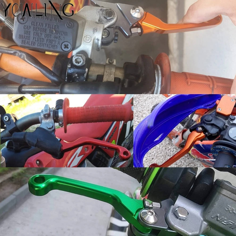 For KTM 530 EXC 530EXC 2008 2009 2010 2011 Dirt Bike Motocross Motorbike CNC Aluminum Custom Made Folding Brake Clutch Lever