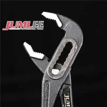 

JUMLEE 60mm Open Size Water Pump Pliers Quick Release Plumbing Straight Claw 55 Carbon Steel Vigorous Water Pipe Clamp Fixture