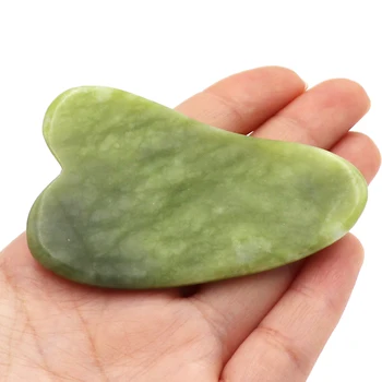 

Jade Guasha Board Natural Stone Scraper Gua Sha Tools For Face Neck Back Body Acupuncture Pressure Therapy Eye Face Massager