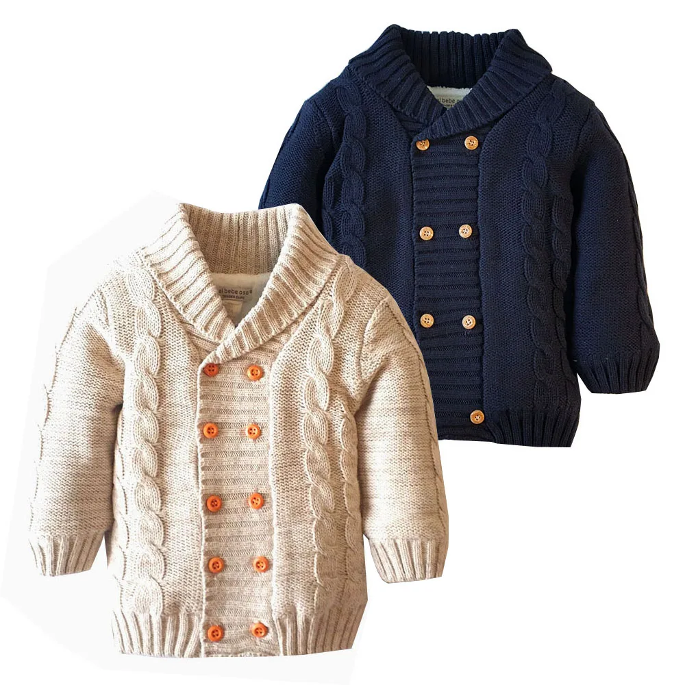 Свитер; Детские свитера для мальчиков; кардиган; свитер для маленьких мальчиков; одежда для малышей в рубчик; хлопковые теплые зимние вязаные топы для маленьких мальчиков