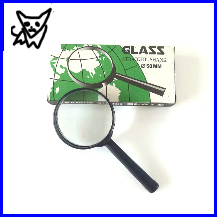 

Students Physics Experimental Portable 5cm/50mm Mirror High-definition Old Man Reading Handheld Magnifier High-definition Lens