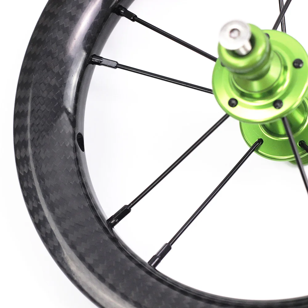 Углеродные 1" колеса для велосипеда, Детские BMX, Детские колеса 84 мм 10H 390 г