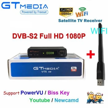 

1 Year Europe 5 Cline CCcam Server GTMedia V7S HD Digital Satellite Receiver DVB-S2 Full HD 1080P+USB WIFI Upgrade Freesat V7 HD