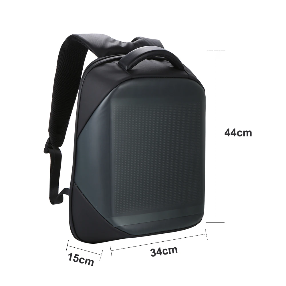 Backpack Intelligent LEDs Fashion Laptop Backpack School Bag Mobile Remote Change Content