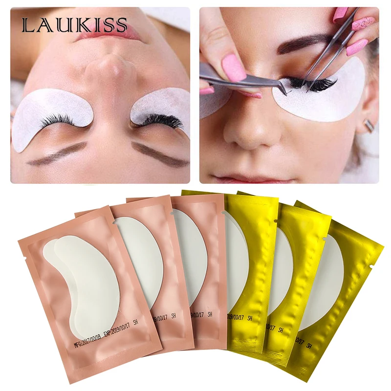 

50/100 Pairs Paper Patches Set Eyelash Under Eye Pads Lash Eyelash Extension Paper Patches Eye Tips Sticker Wraps Make Up Tools