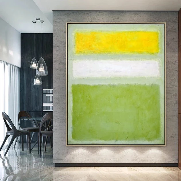 

Абстрактная зеленая Масляная картина ручной работы, современная настенная художественная палитра, Настенная картина с кисточками, новый дизайн, декор для гостиной
