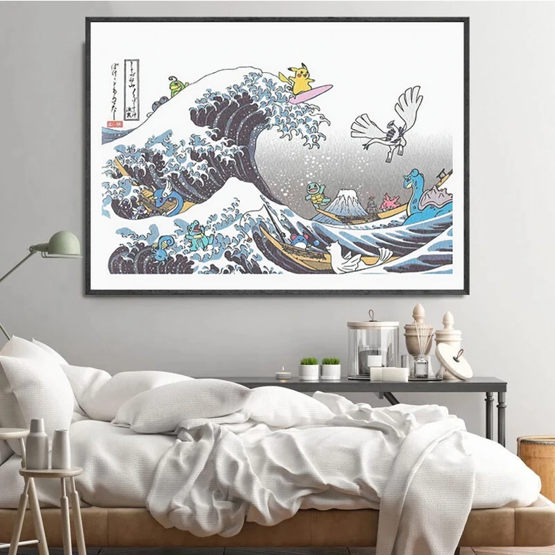 Giclée Anime Art Print Canvas Modern Wall Art and Room Decor Japanese