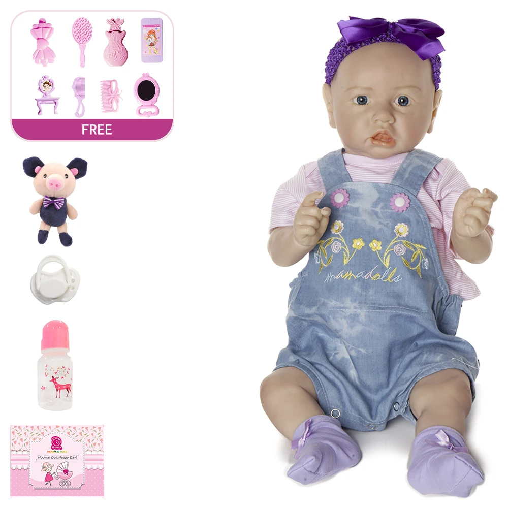 20 Inch Doll Reborn Doll Kids Birthday Christmas Gift Soft Bebe Full Body Silicone Baby Vinyl Body Toys for Girls Lifestyle