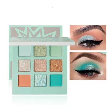 

Women Girls Fashion Eye Makeup Shadow Powder Palette Lasting Waterproof Glitter Shimmer Eyeshadow No Fade Eye Cosmetic TSLM2