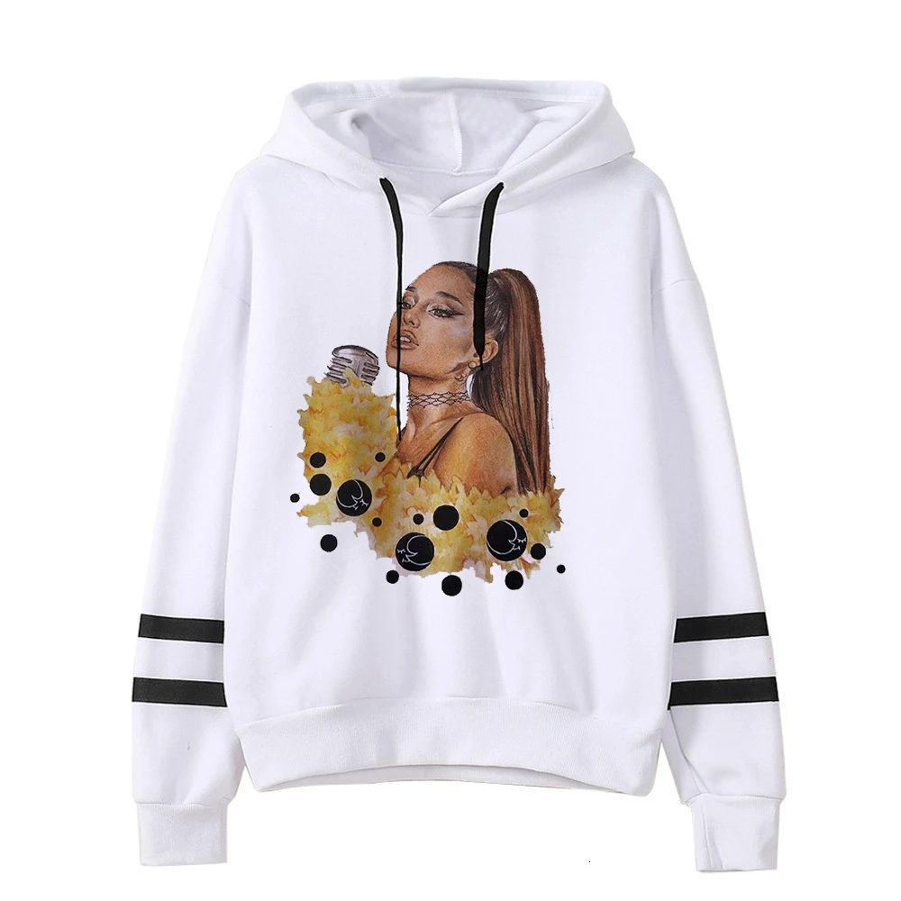 Ariana grande, Женская Толстовка без слез, для плача, худи, одежда с принтом, пуловер, толстовки, женские, Harajuku, kawaii, уличная одежда - Цвет: 624