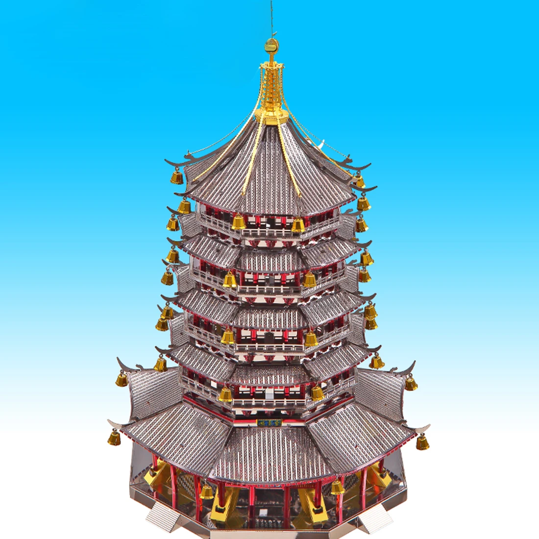 Leifeng пагода строительные модели наборы DIY 3D Металлические Пазлы игрушки Diy сборные игрушки для детей подарки на день рождения