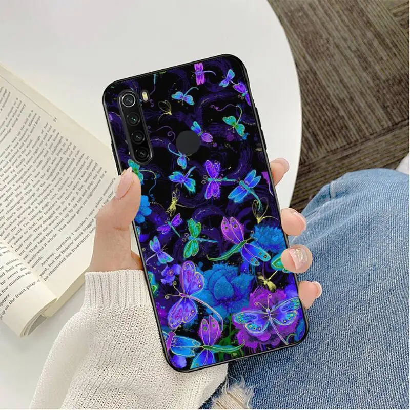 YNDFCNB Dragonfly Soft Phone Case Capa For Redmi note 8Pro 8T 6Pro 6A 9 Redmi 8 7 7A note 5 5A note 7 case 