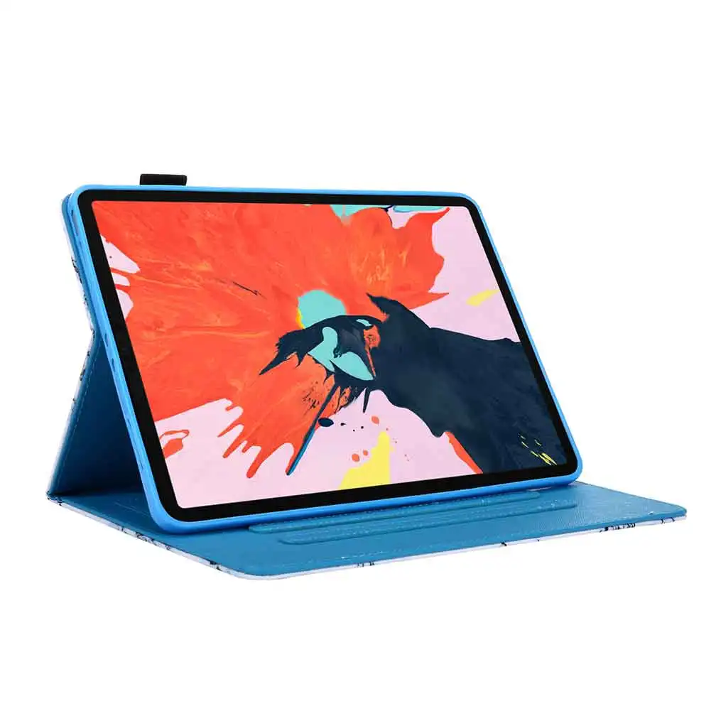 Умный чехол для iPad Pro 11, A80, A2013, A1934, a1989, с принтом, из искусственной кожи, откидной Чехол-подставка, противоударный чехол для планшета, чехол