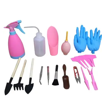 

21 Pcs Mini Garden Planting Transplanting Hand Multi-ools Succulent Miniature Gardening Tool Set Household Accessory