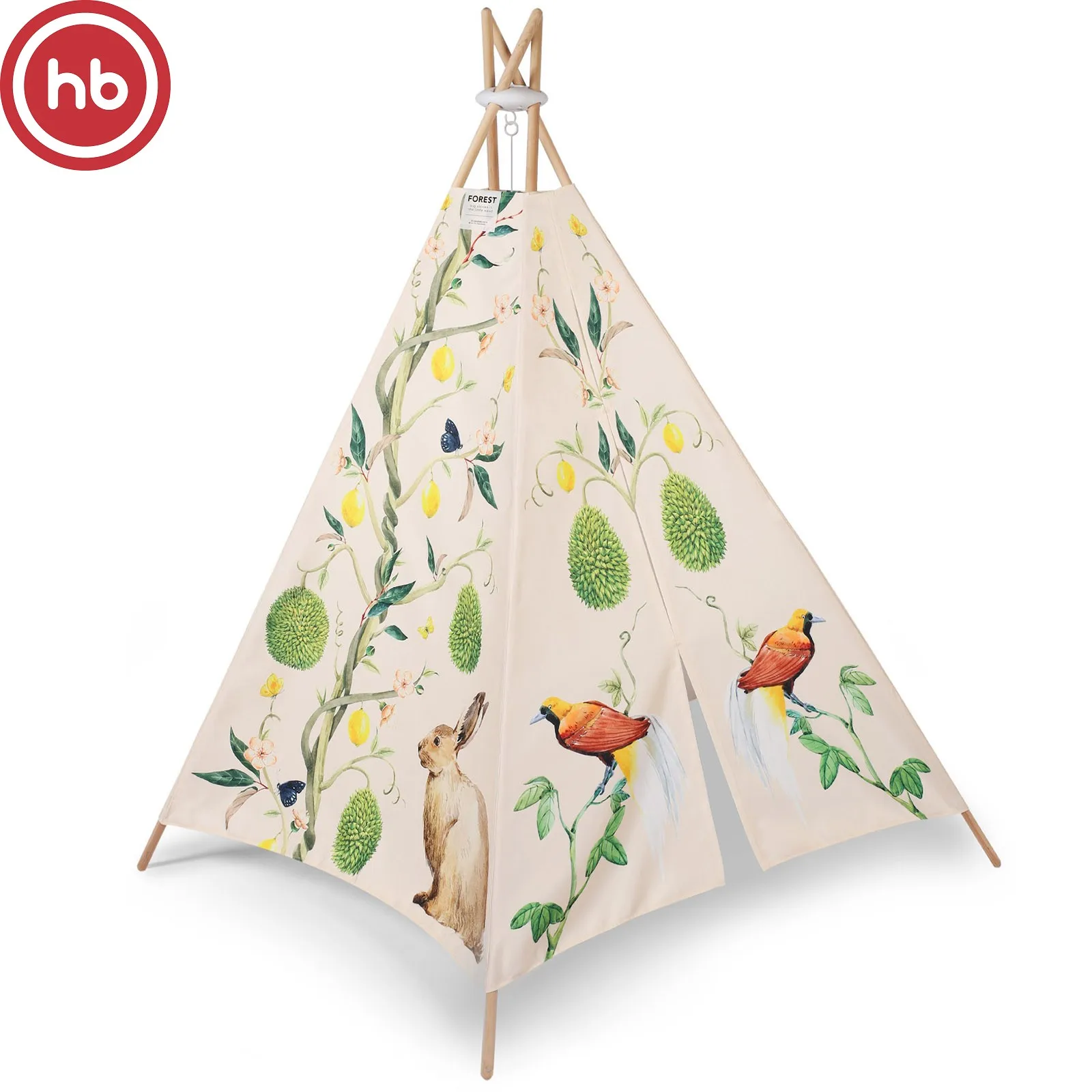 Вигвам детский Happy Baby HUMPY, вешалка для одежды, с крючком для светильника