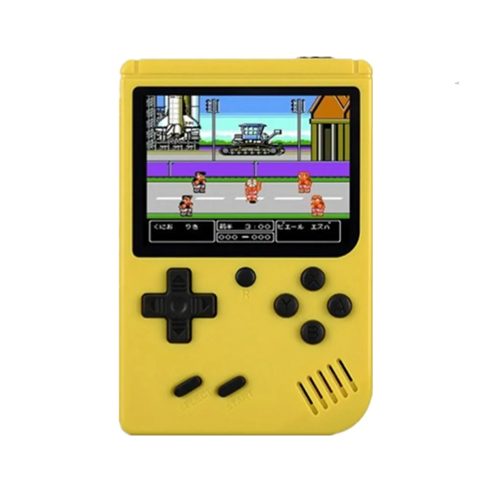 Yellow Promotion Мини Портативная Ретро портативная игра 8 бит 168 игры дети мальчик ностальгические плееры видео игровая консоль для ребенка Ностальгический плеер - Цвет: Yellow Promotion
