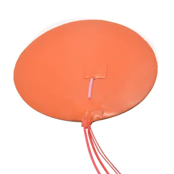 

Silicone heating pad heater round 250mm for 3d printer circular heat bed