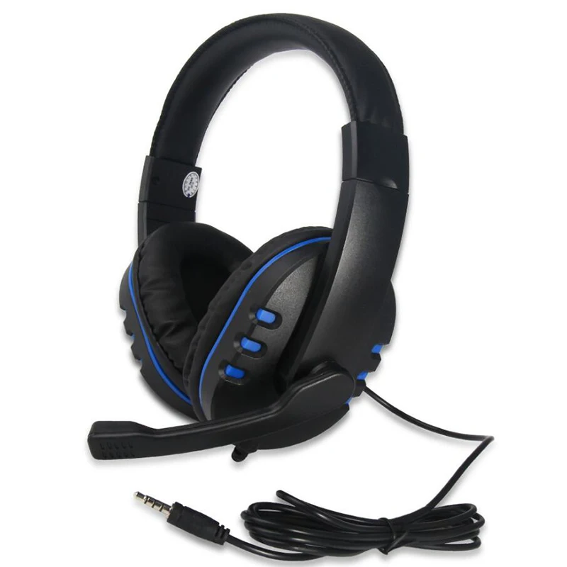 Pohiks 1pc 3 5mm Wired Gaming Headset Adjustable Volume Bass Stereo Surround Headphone For PS4 XBOXONE Switch