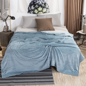

Macaron Blanket 100% Polyester Fiber Four Seasons Blanket Air Conditioning Blanket Car Travel Blanket Gift Blanket 4 Sizes