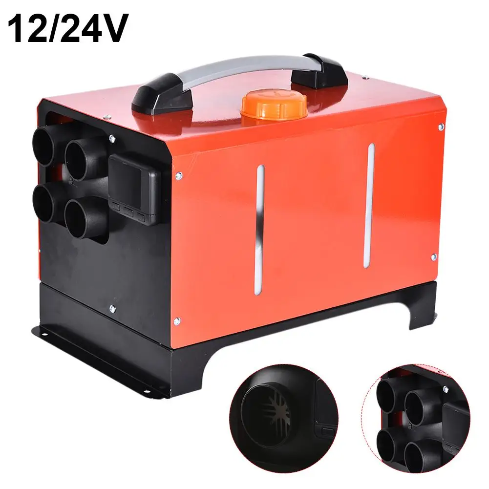 

Car Diesel Heater 5KW 12V/24V Parking Heater With LCD Display Silencer Remote Control Single Hole/four Holes For Truck Bus Boat