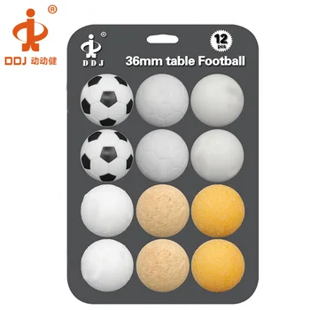 

12Pcs Mini Footballs Soccer Game Foosball Accessories 36mm Birthday party