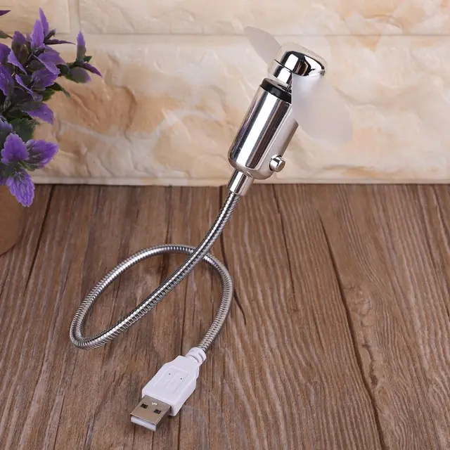 USB 범용 유연형 팬으로 더위를 물리치고 야외에서 시원하게!