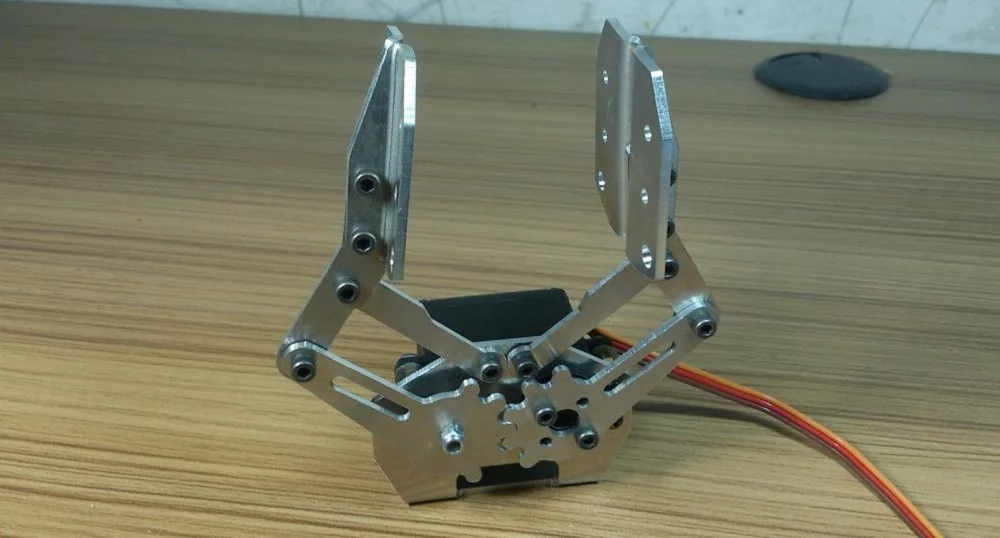 Metal Robot Claw Manipulator Gripper Mechanical Arm Clamp with 180 Degree Servos for Arduino DIY Project STEM Toy Parts | Игрушки и