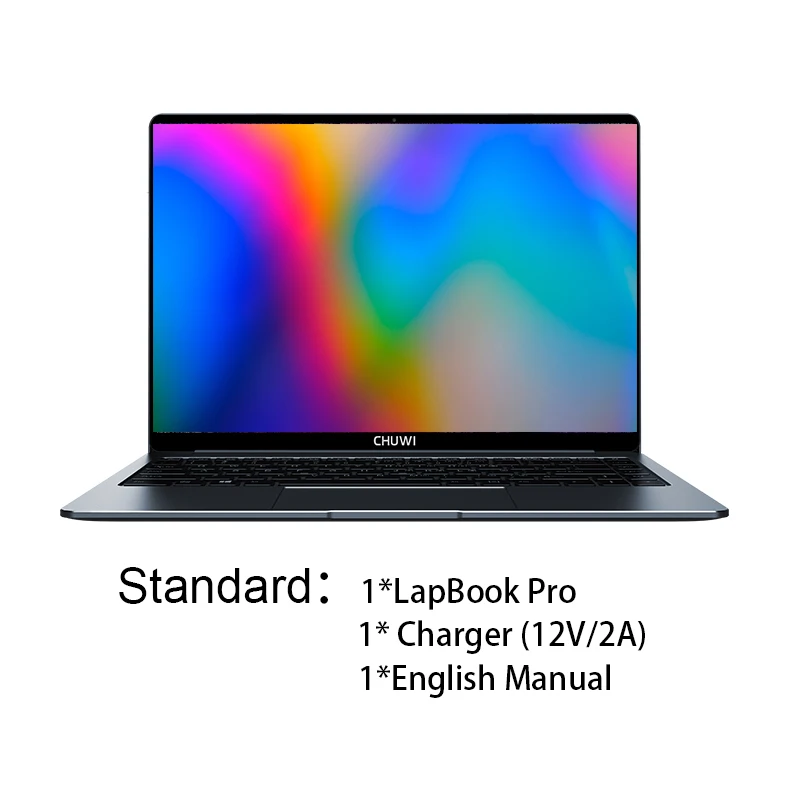 Official standard CHUWI LapBook Pro 14 дюймов ноутбук с узким краем экрана FHD для ноутбуков Windows10 Четырехъядерный процессор Intel Gemini-Lake N4100 8 ГБ RAM 256 ГБ ROM Notebook - Цвет: Official standard