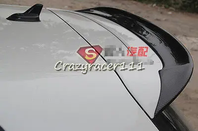 Задний спойлер на крыло крышу для губ подходит VW Golf 6 MK6 VI GTI & R20 Углеволокно 2010 2013