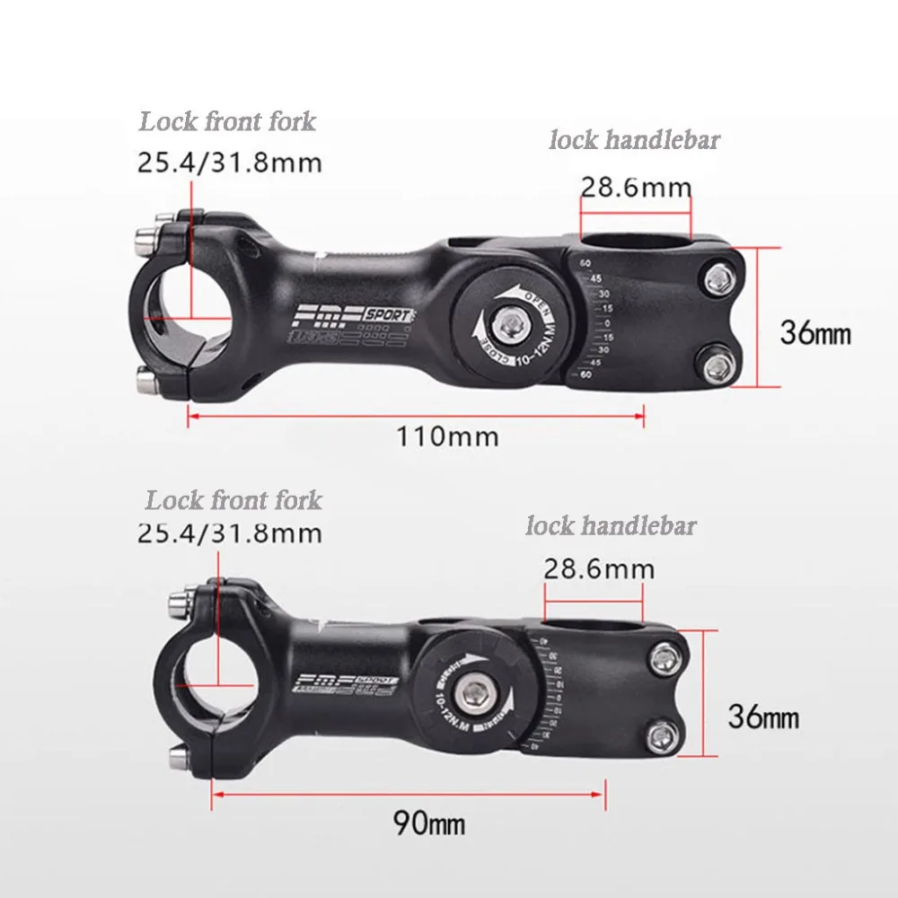 M-ountain Bike Adjustable Handle Angle Adjustable Stand Tube 25.431.8 Tube #4U30 (2)