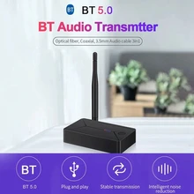 Tx13 Bluetooth 5 0 o Transmitter 3 5mm Aux Jack Rca USB Coaxial Optical Stereo Wireless Adapter for Tv Pc Headphone