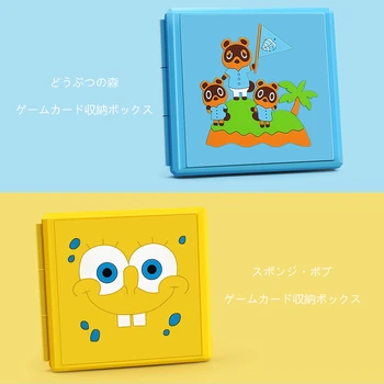 

Nintend Switch Shell Accessories Cute Switch Case For Nintendo Game Cards Storage Case Traverl Accessories Animal-Crossing Cover
