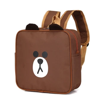 

2020 New Boy Backpack Nylon Child Backpack Child Kindergarten Schoolbag Baby Girl School Bag Print Cute Solid Bag Soft Handle