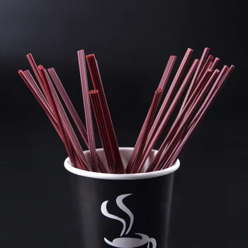 

Coffee Stir Sticks Plastic Disposable Hot Drinks Milk Tea Straw Stirring Rod 3-hole Plastic zhi xi guan Fine