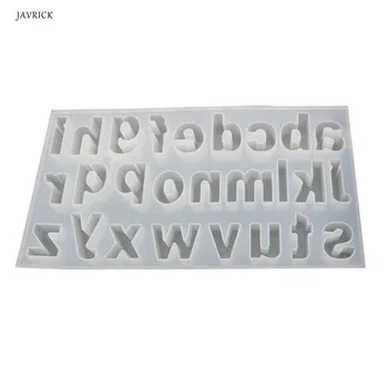 

Creative DIY Crystal Epoxy Mold Lowercase Letter Molds Jewelry Making Mould