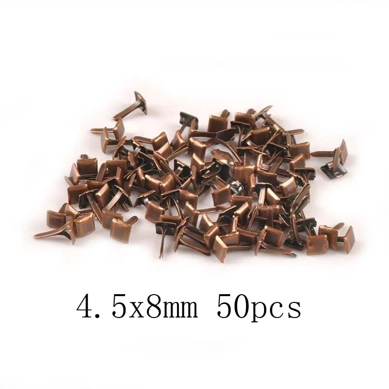 Mixed Round Scrapbooking Embellishment Fastener Brads Metal Crafts For Diy handmade shoes Decoration 