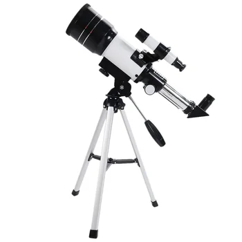 

70mm Professional Astronomical Telescope Monocular Telescope Refractive Eyepiece with a Tripod Assorted Color
