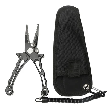 

Outdoor Aluminum Fishing Pliers Scissors Line Cutter Braid Cutter Hook Remover Outdoor Fishing Tackle Tool