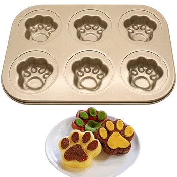 

Cat Paw Print Silicone Fondant Cake Moulds Chocolate Cookies Soap Handmade Baking Mold Dessert Shop Kitchen Home Decor Tools
