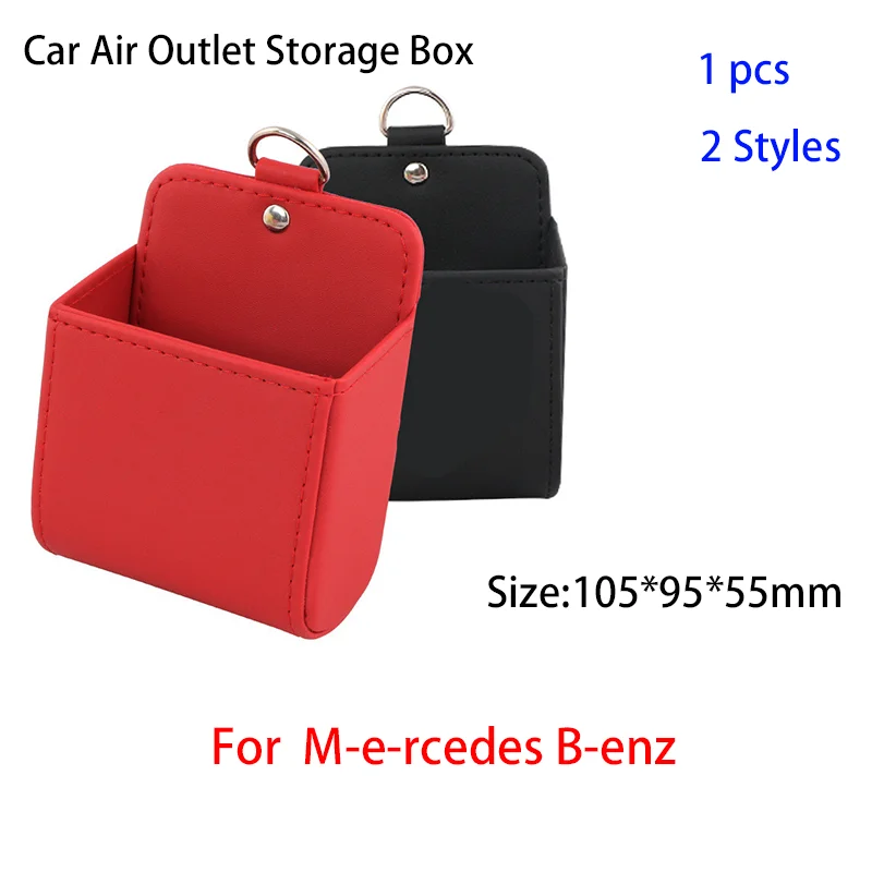 

For Mercedes Benz AMG GLC GLE E CLA GLA W204 W205 W203 W213 W176 W211 W209 SLK R171 Car Decoration Air Outlet Storage Box Gooods