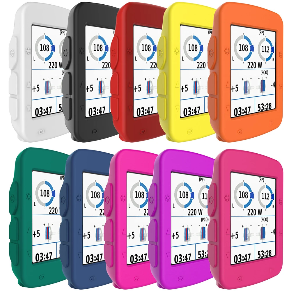 Многоцветная велосипедная компьютерная крышка чехол для Garmin E520 gps силиконовый