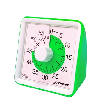 

1 Pcs 60 Minutes Visual Analog Timer Silent Countdown Clock Time Management for Kids Adults JS22